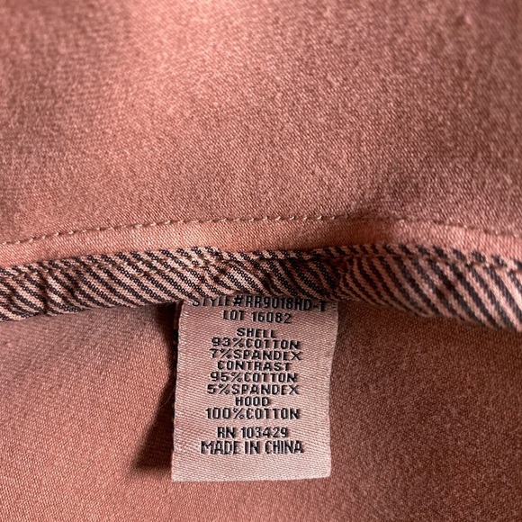 Anthropologie Marrakech Moto zip snap jacket coat dusty rose pink size S H25 - Picture 8 of 8